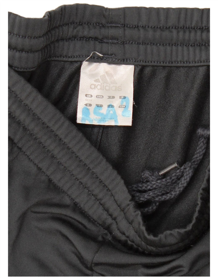 Adidas Pantalones de chándal para hombre UK 42/44 Large Gris Poliéster
