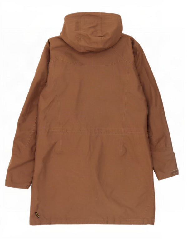 Jack Wolfskin Chaqueta Parka con Capucha para Mujer UK 46 Grande Poliéster Marrón