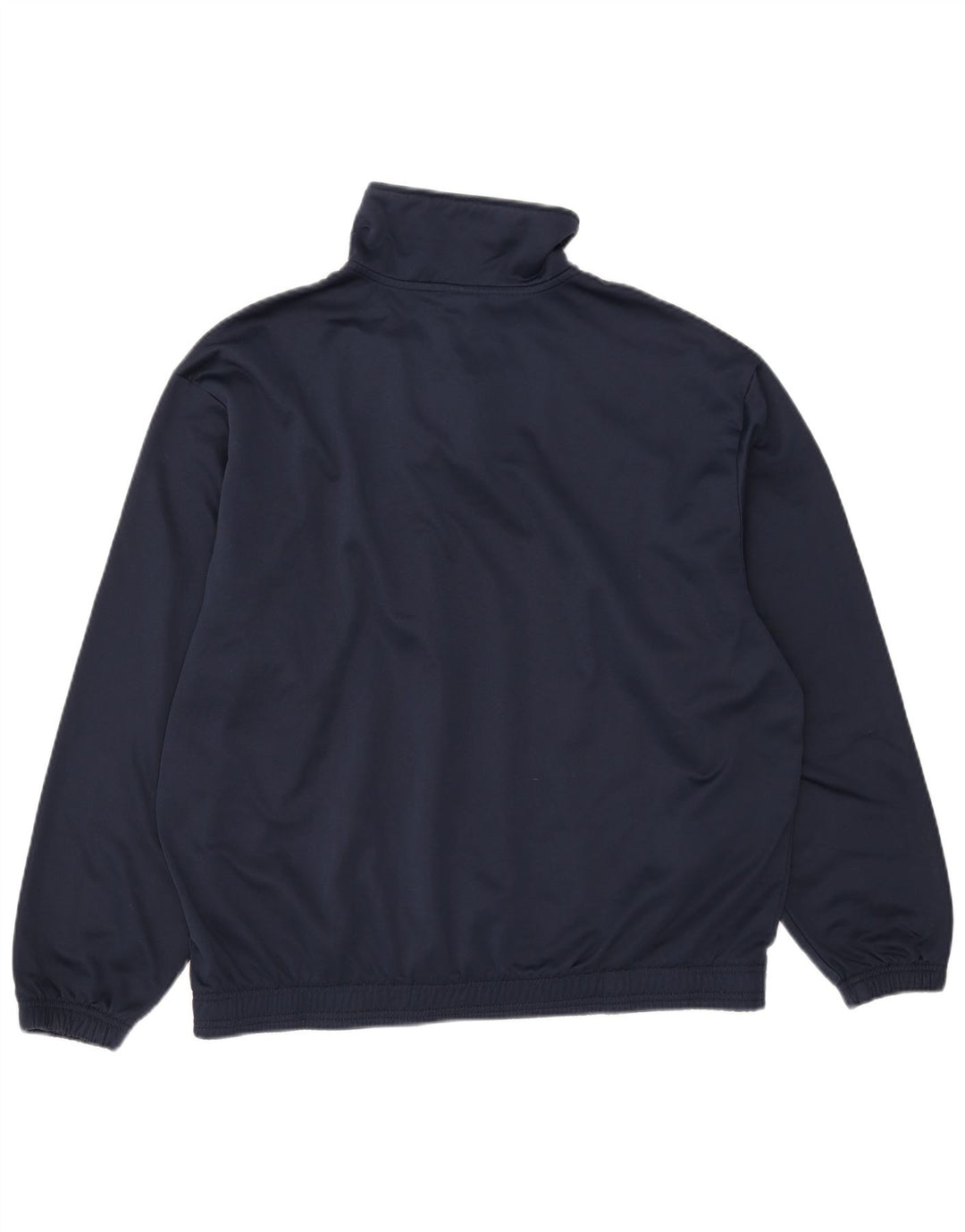 Asics Hombre Jersey Chándal Top Chaqueta XL Azul Marino Poliéster