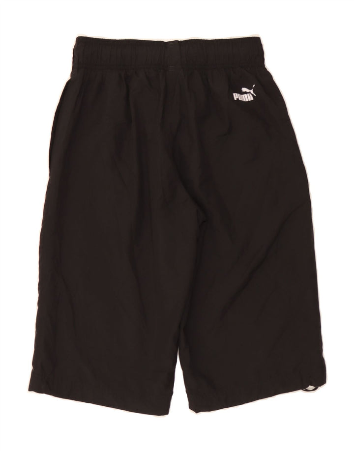 PUMA Mens Graphic Sport Shorts Small  Black Polyester Vintage Puma and Second-Hand Puma from Messina Hembry 