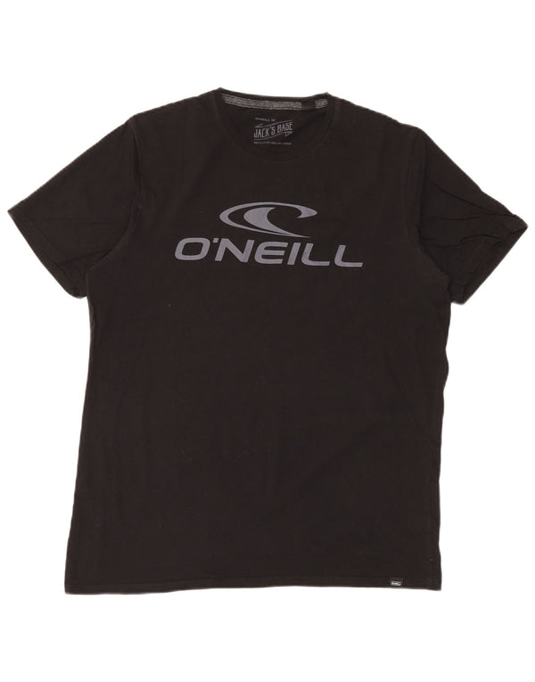 O'Neill - Camiseta gráfica para hombre, talla mediana, algodón negro