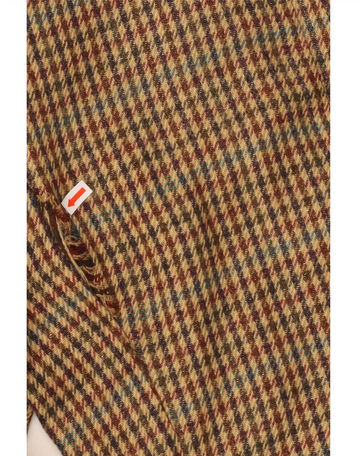 RICH & ROYAL Chaqueta tipo blazer de 1 botón para mujer EU 38 Pata de gallo marrón medio