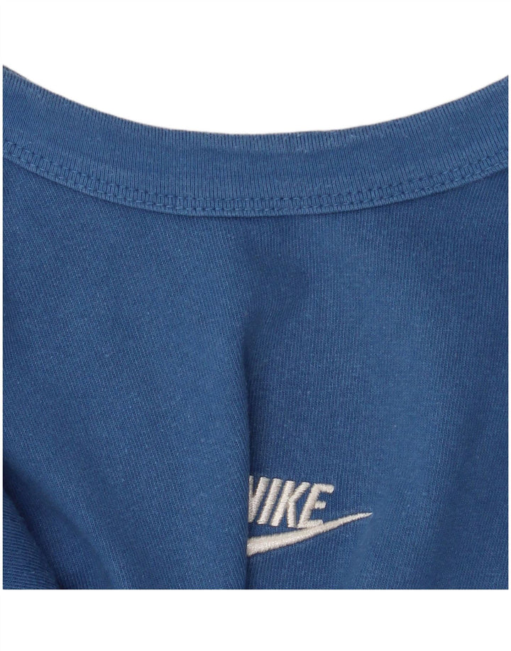 NIKE Camiseta holgada para hombre Top Small Blue Cotton