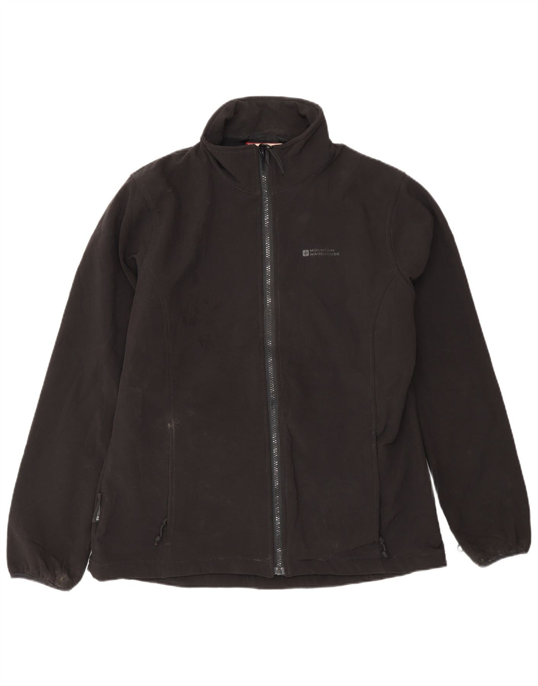 Mountain Warehouse Chaqueta superior de chándal con forro para mujer, talla 40, talla grande, color negro