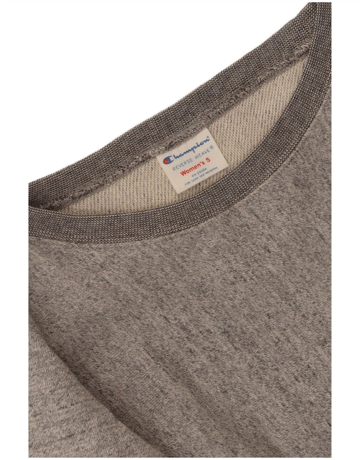 Champion Sudadera para mujer Jumper UK 10 Small Grey Colourblock