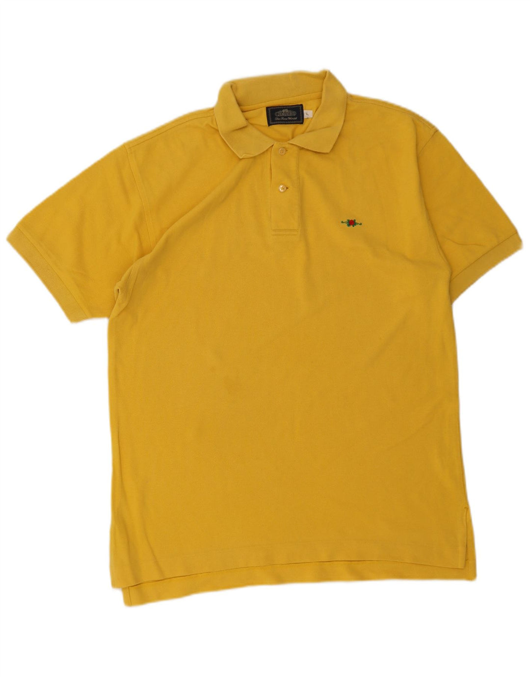 Polo Charro Hombre Grande Amarillo Algodón