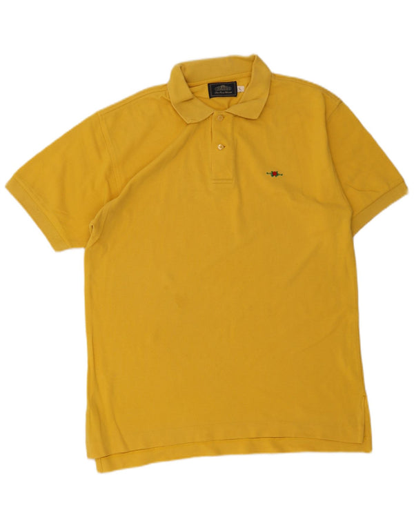 Polo Charro Hombre Grande Amarillo Algodón