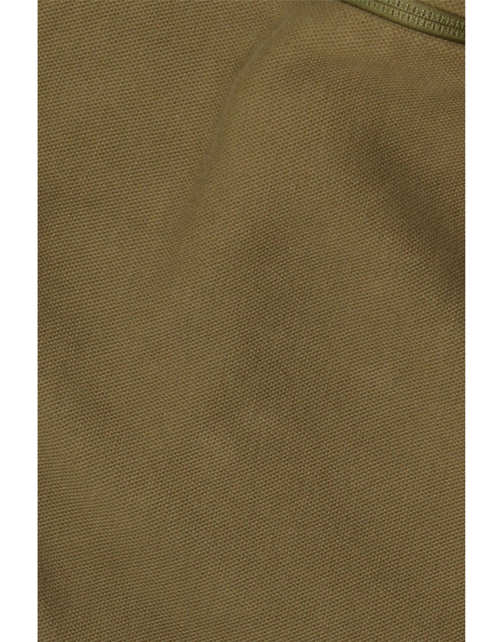 ADIDAS Sudadera con capucha y cremallera gráfica para hombre, talla grande, color caqui