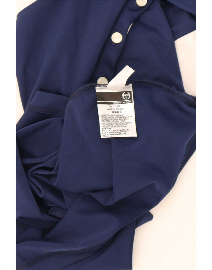 Polo Sergio Tacchini Mujer IT 44 Medio Azul Marino Colorblock