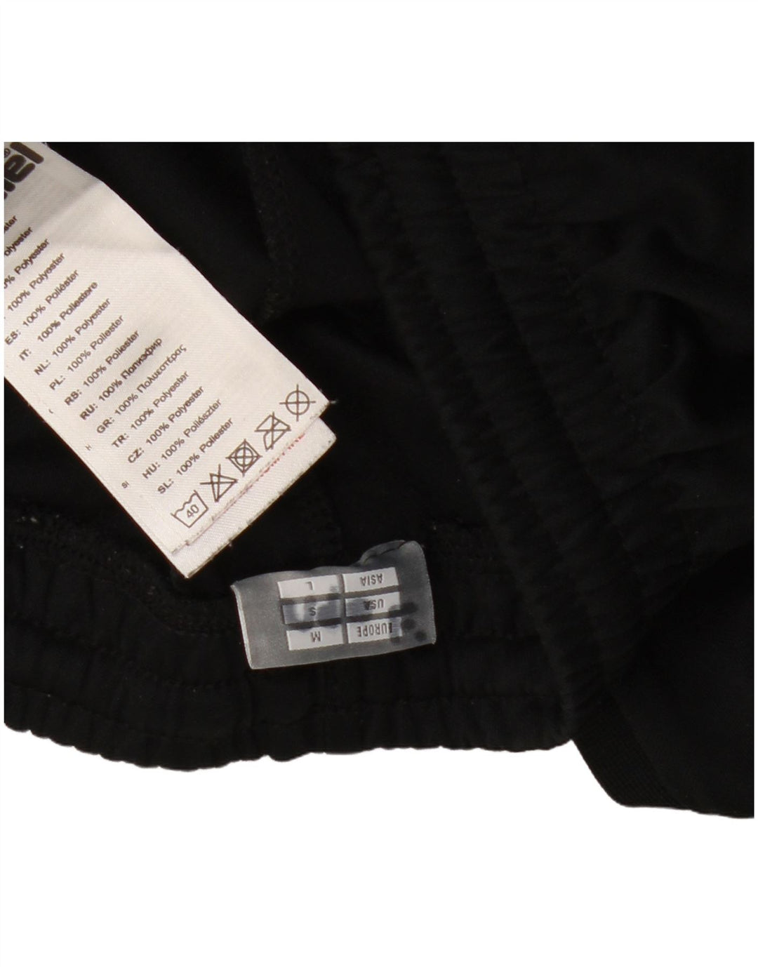 HUMMEL Pantalón De Chándal Gráfico Para Hombre Pequeño Poliéster Negro