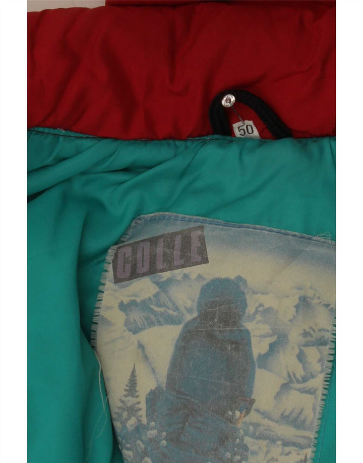Colle Chaqueta de esquí acolchada para hombre IT 50 Large Poliéster rojo