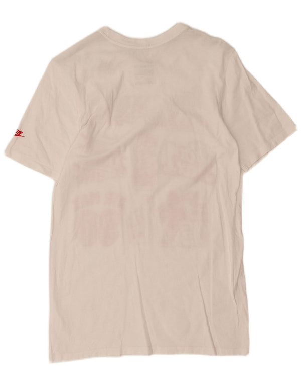 Nike Camiseta con gráfico de corte atlético para hombre XS Blanco