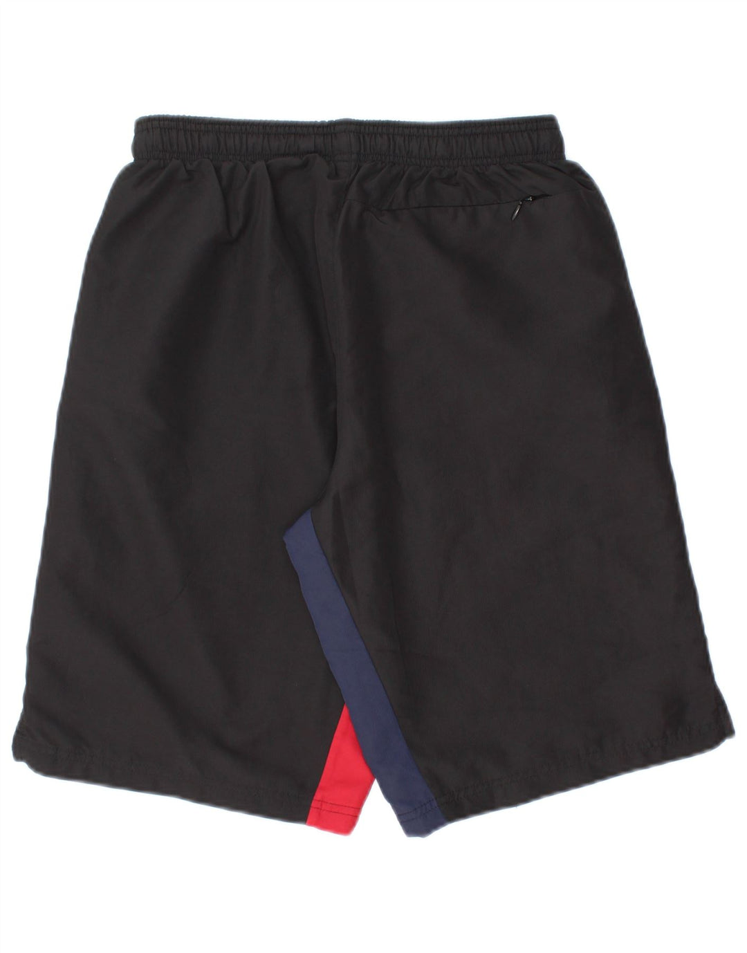 Macron Hombre Shorts Deportivos Pequeños Poliéster Color Block Negro