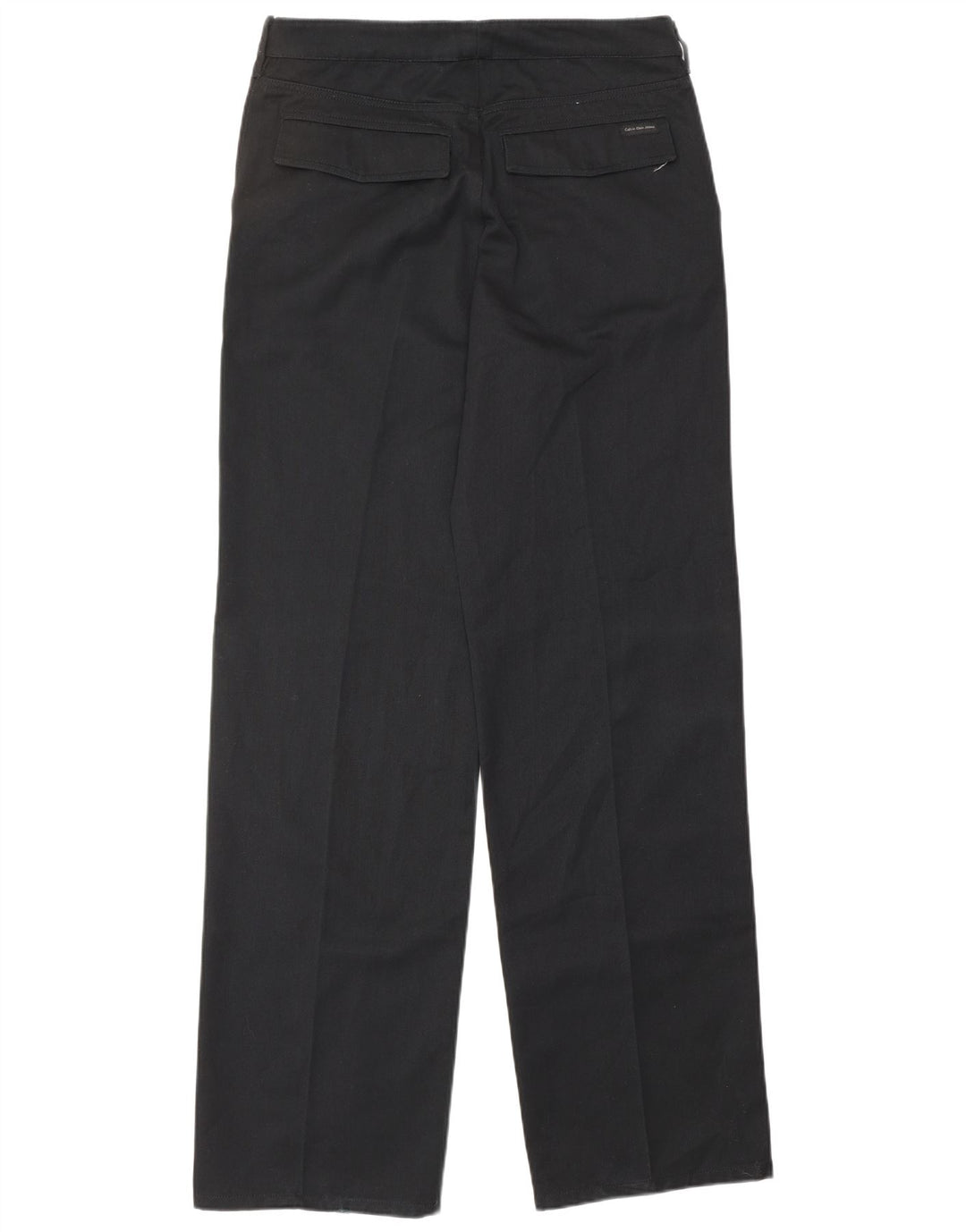 CALVIN KLEIN Pantalón de traje recto para hombre W30 L34 Negro