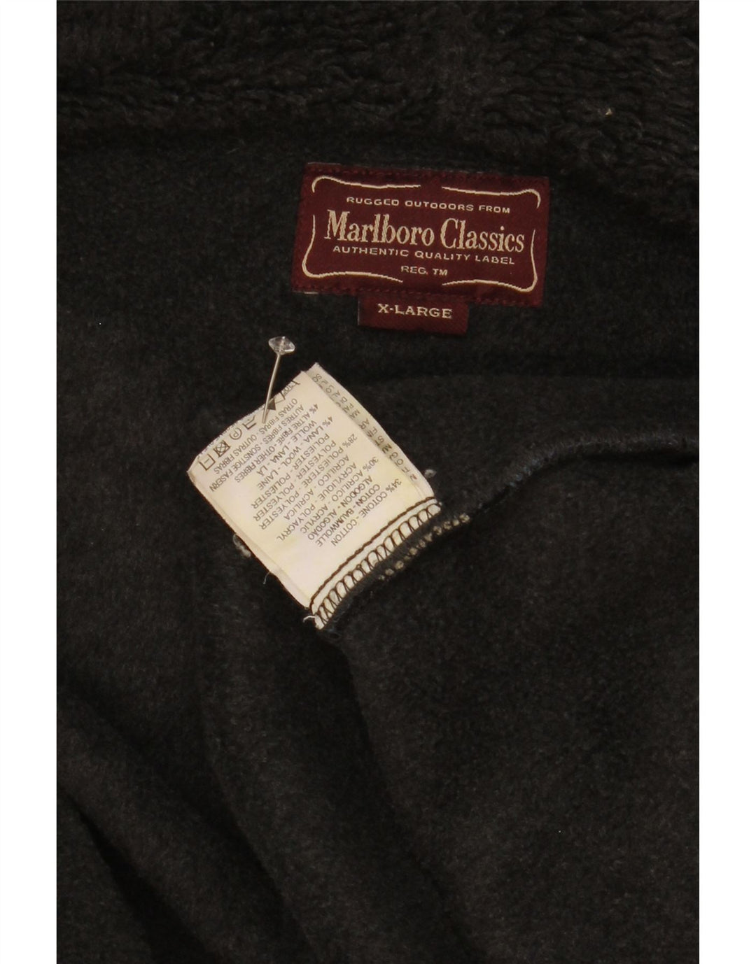 Marlboro Classics Chaqueta bomber con capucha para hombre UK 42 XL Cuadros multicolores