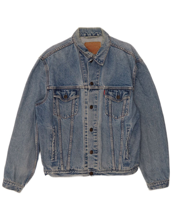 Levi's Chaqueta vaquera para hombre UK 40 Algodón azul grande
