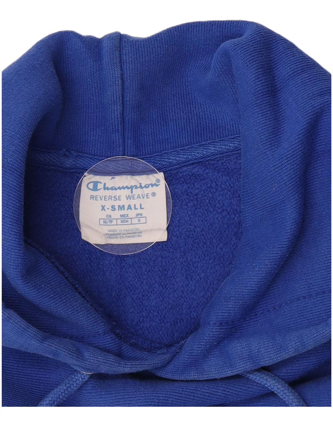 Champion Jersey con capucha de tejido inverso para hombre XS Azul