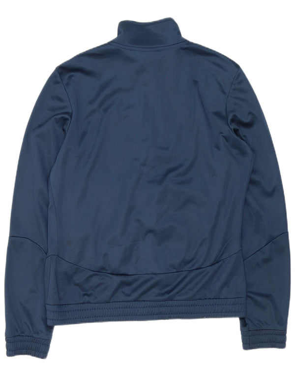 Diadora Chaqueta de chándal para mujer UK 40 Large Azul marino Rayas Deportivas