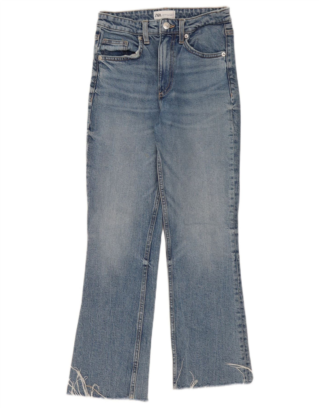 Zara Vaqueros Bootcut Mujer EU 34 2XS W24 L26 Azul