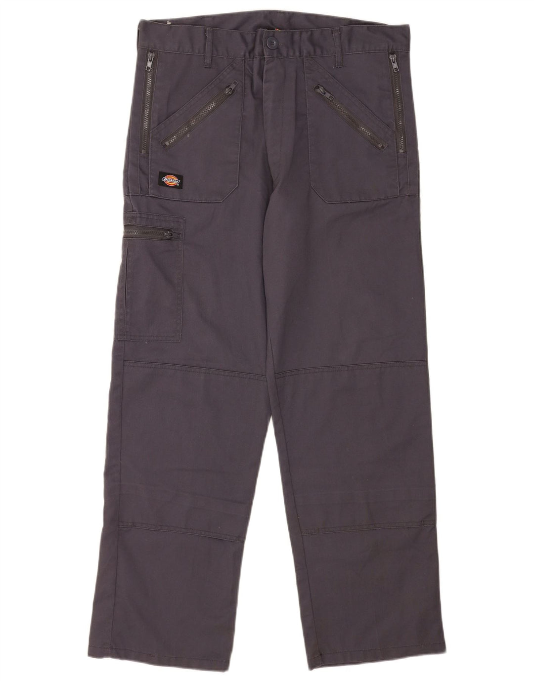 Dickies Pantalones cargo rectos para hombre W34 L29 Poliéster azul marino