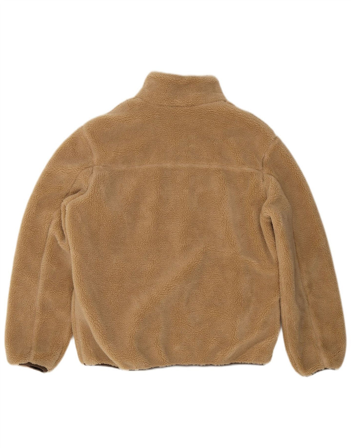 Zara Hombre Chaqueta Polar ES 38 Medio Beige Poliéster
