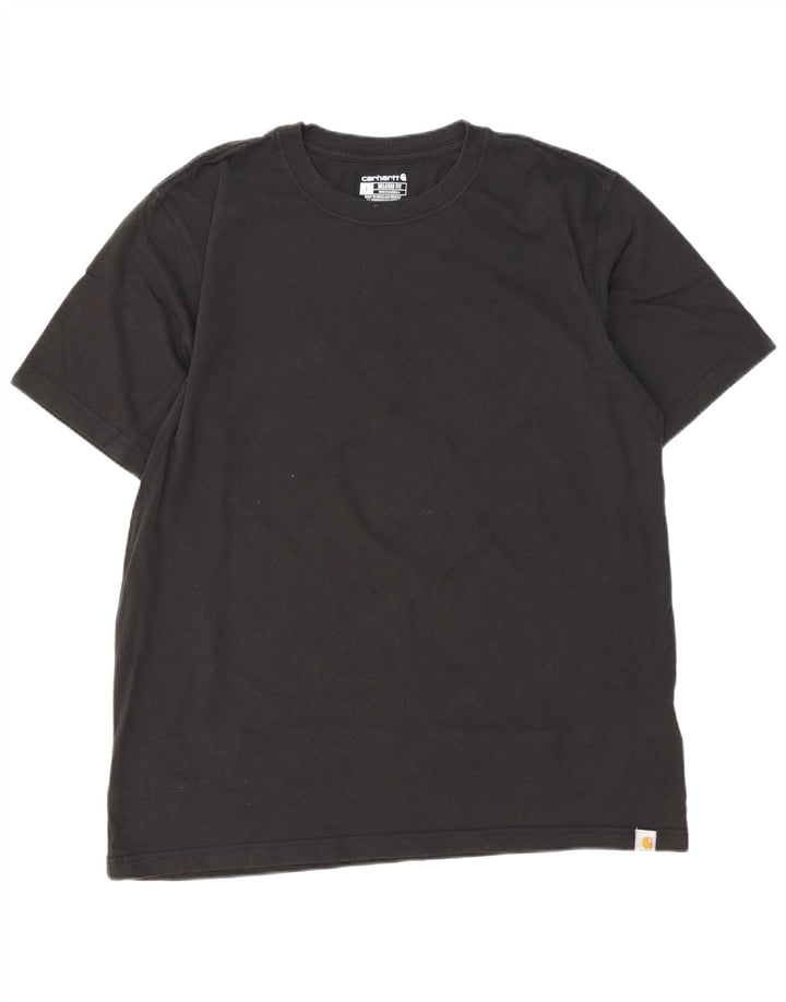CARHARTT Camiseta de ajuste relajado para hombre Top grande de algodón negro