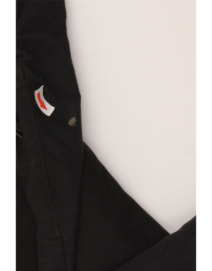 Zara Mujer Pantalones De Chándal Cargo UK 8 Small Negro
