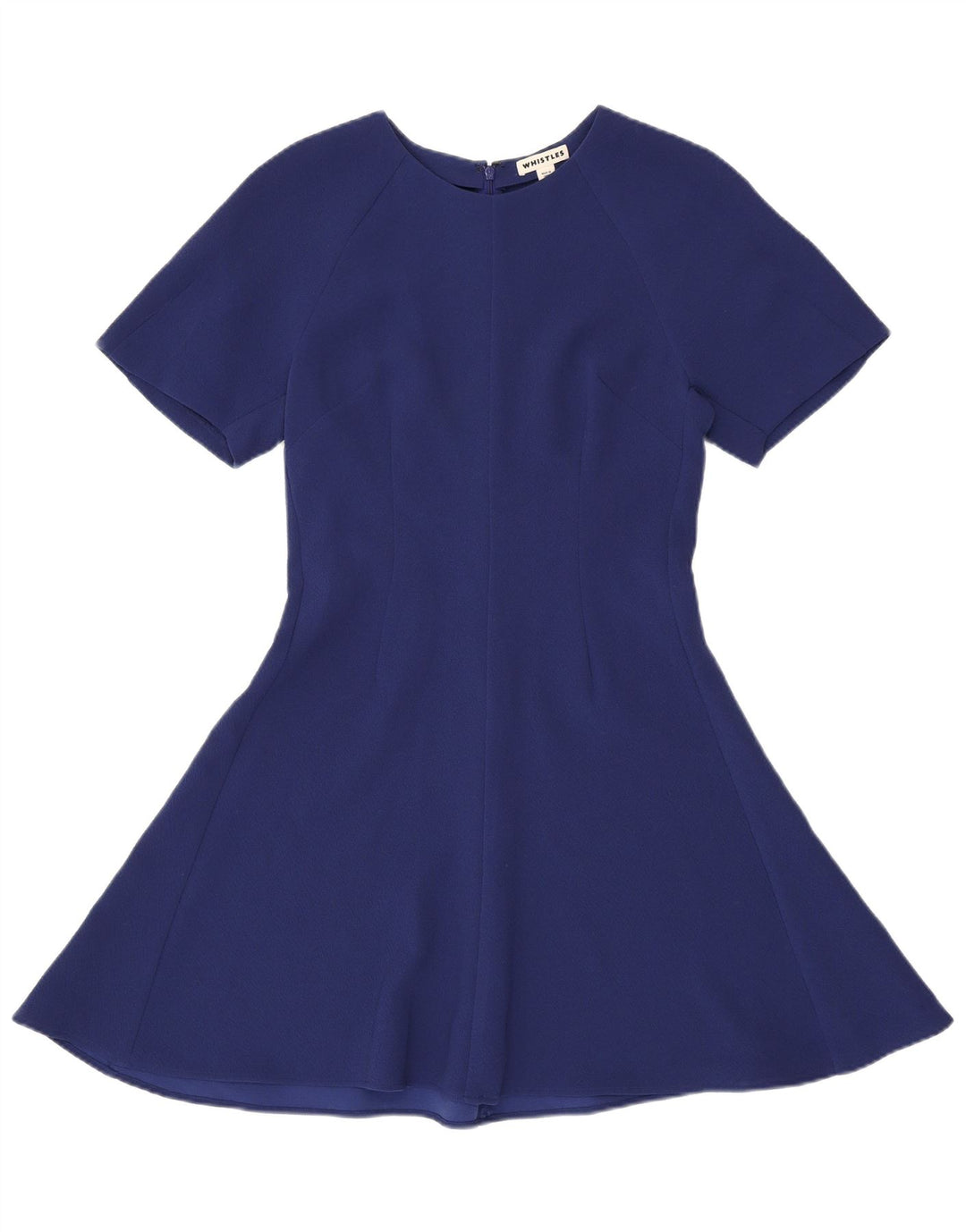WHISTLES Vestido acampanado para mujer UK 40 Medio Azul marino Poliéster