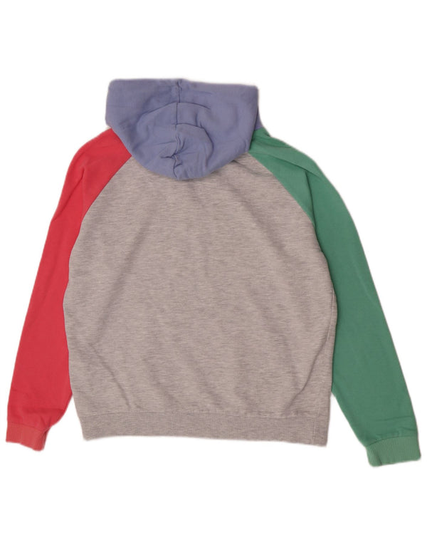 Joules Womens Hoodie Jumper UK 12 Medium Multicoloured Colourblock