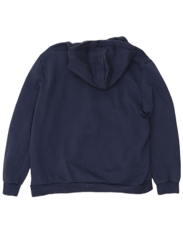 PUMA Sudadera con capucha gráfica para mujer Reino Unido 16 Grande Azul marino