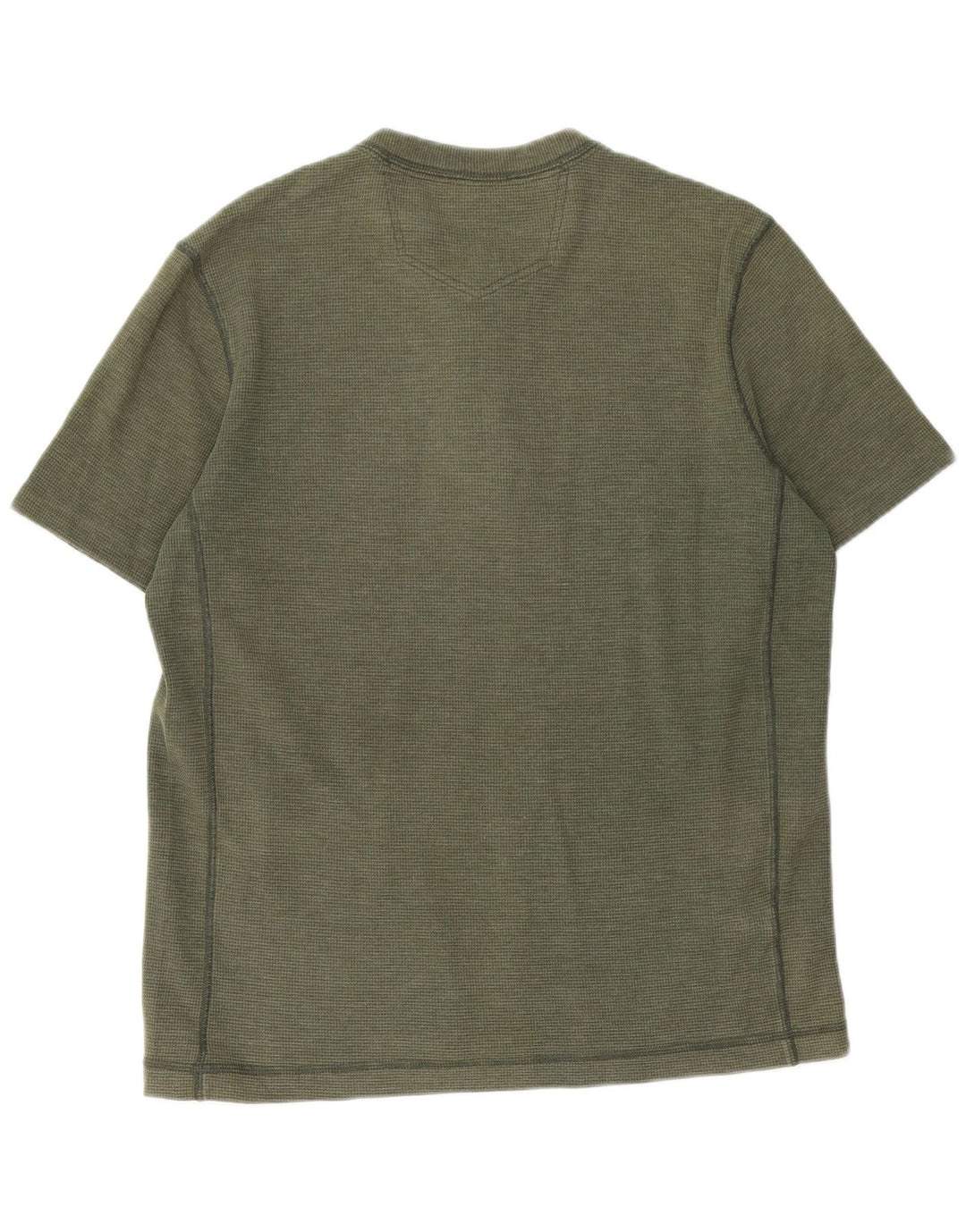 EDDIE BAUER Camiseta Hombre Top Algodón Verde Medio