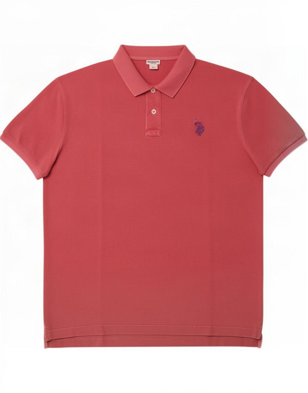 U.S. Polo Assn. Mens Polo Shirt 2XL Pink