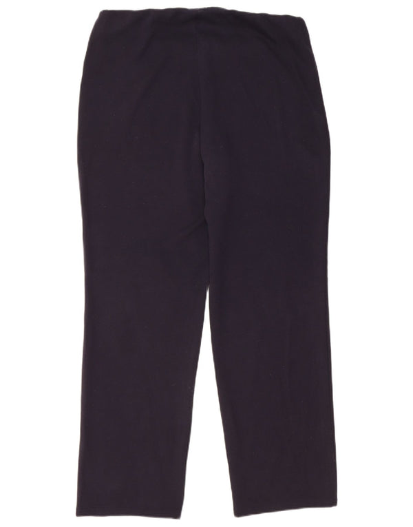 Marks & Spencer Pantalones Casuales para Mujer UK 12 Medium W30 L28 Azul Marino