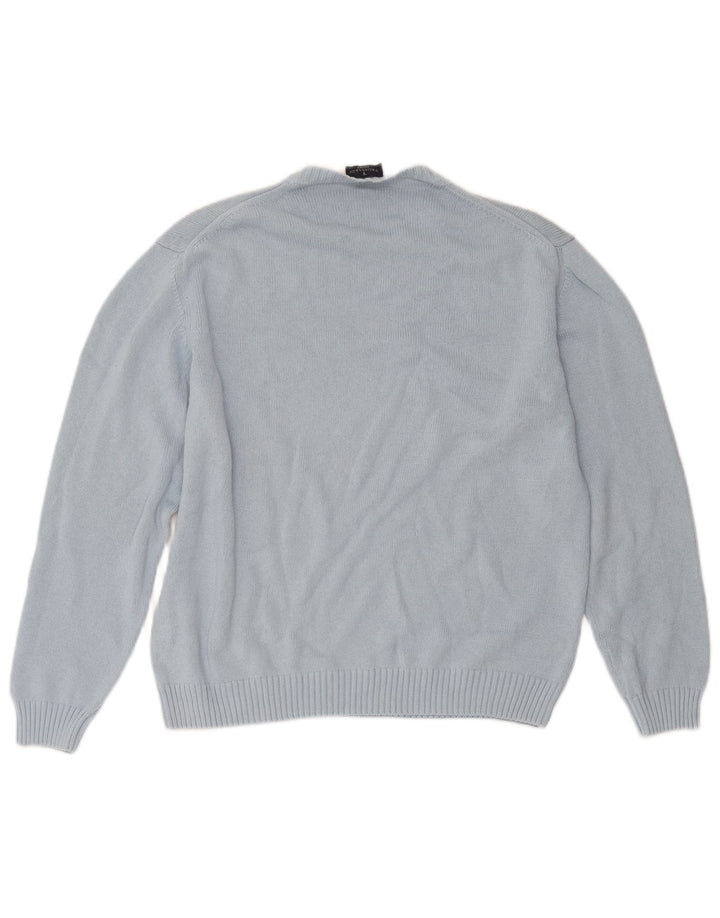 Trussardi Jersey De Cuello Redondo Para Hombre Azul Grande