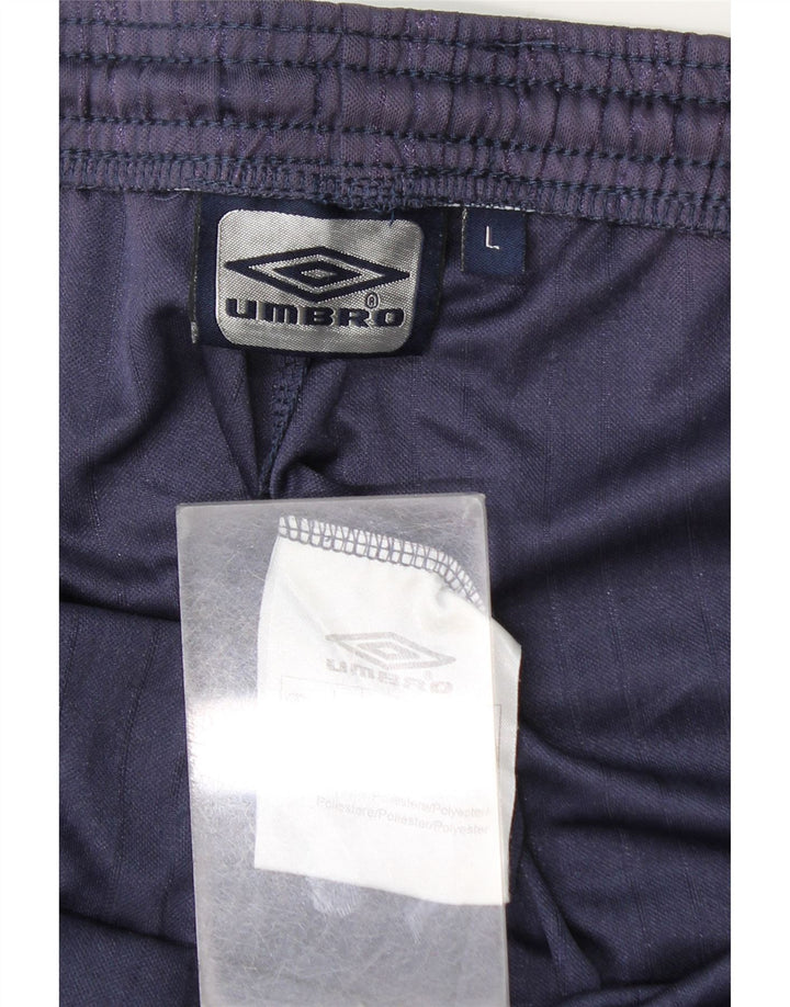 Pantalones cortos deportivos Umbro para hombre poliéster azul marino grande