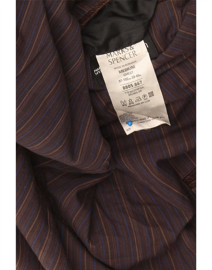 Marks & Spencer Chaqueta tipo blazer de pana con 2 botones para hombre UK 38 Marrón medio