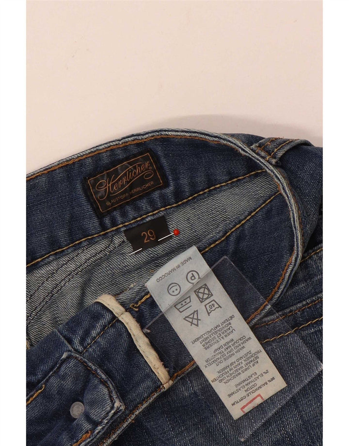 Herrlicher Minifalda Vaquera De Cintura Baja W29 Algodón Azul Medio