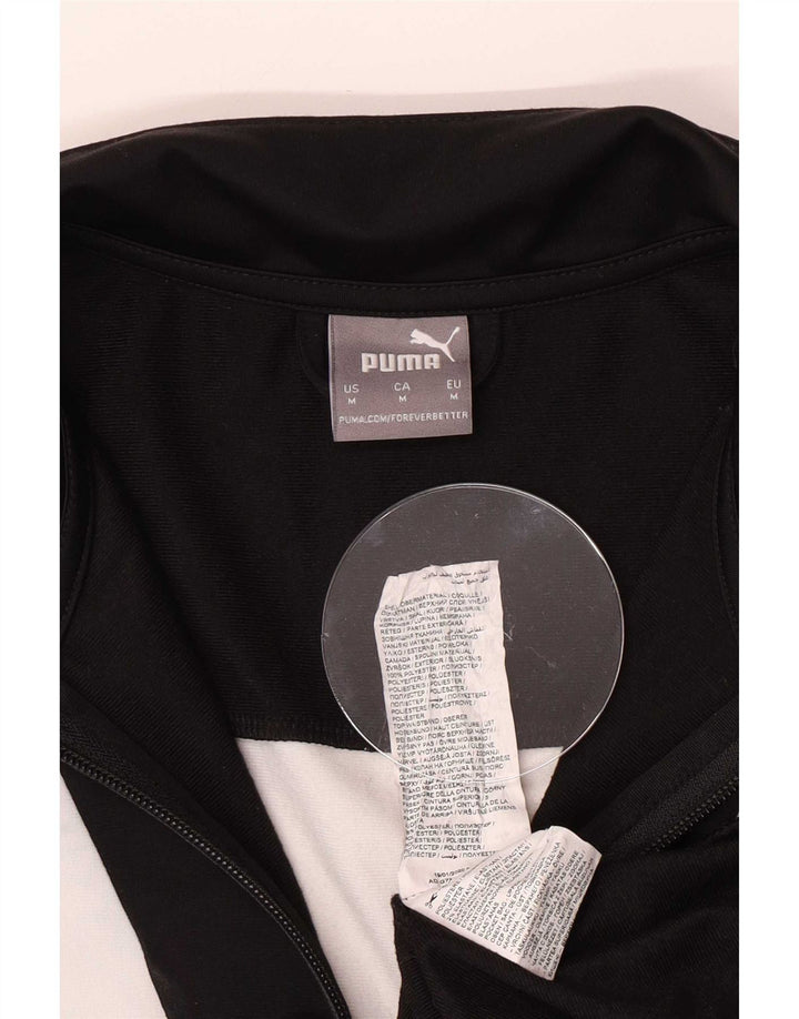Puma Chaqueta de chándal para hombre con bloques de color negro mediano Poliéster