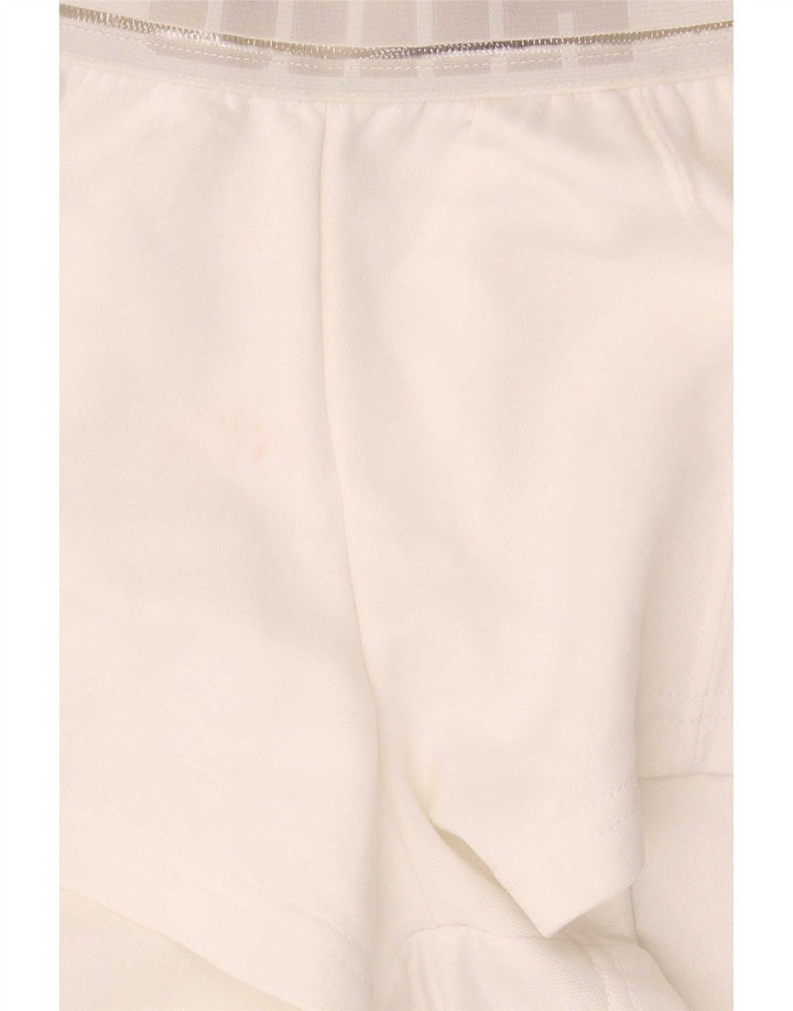 Puma Pantalones cortos deportivos gráficos para mujer Reino Unido 8 Pequeño Poliéster blanco