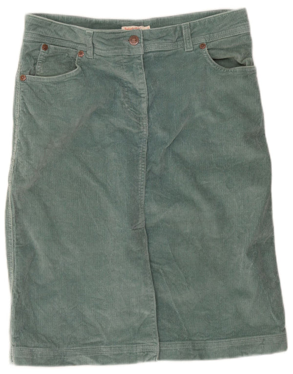 Timberland Falda de pana para mujer IT 46 Grande W34 Algodón verde