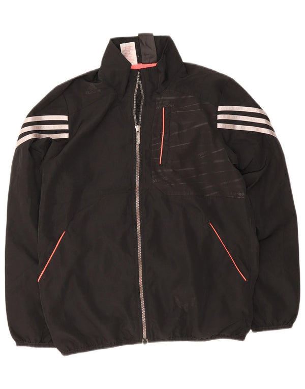 Adidas Chaqueta de chándal para niño 11-12 años Negro Poliéster
