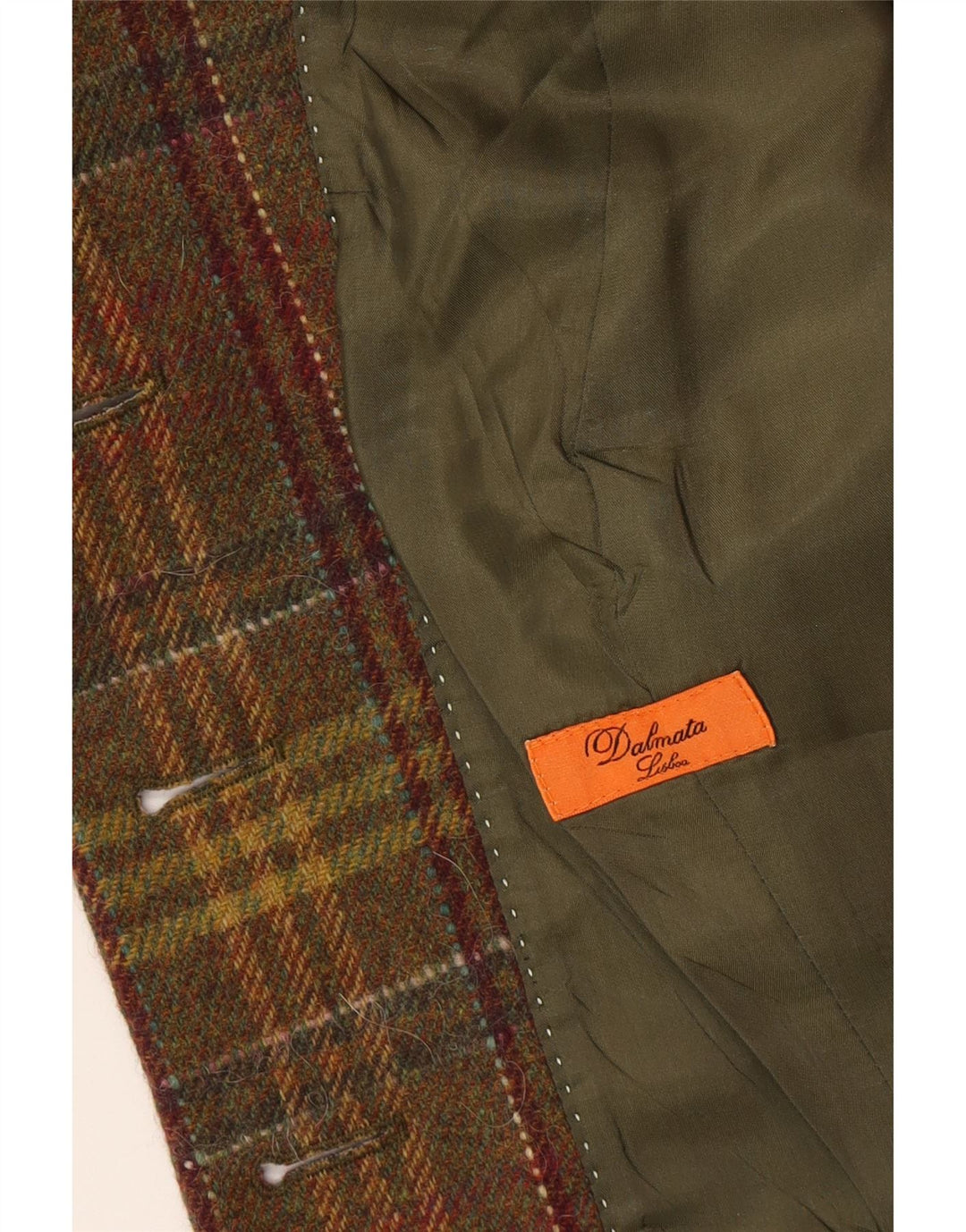 Vintage mujer 4 botones Blazer chaqueta EU 48 2XL multicolor cuadros clásico