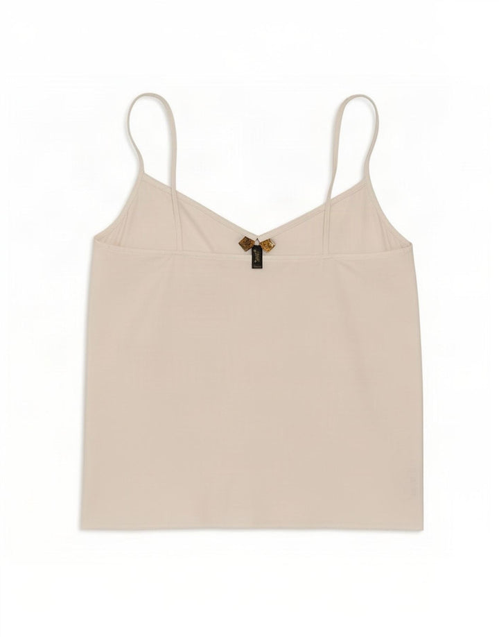 Top de tirantes Lipsy para mujer UK 8 Small Poliéster blanco