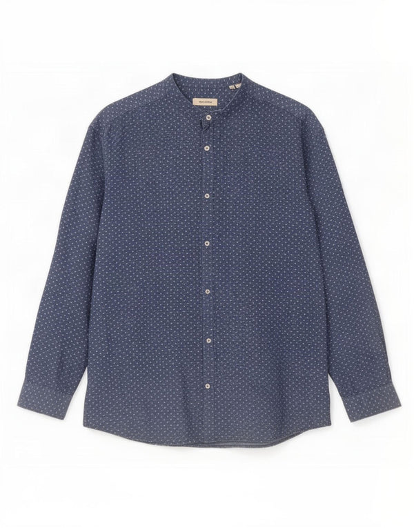 Camisa Jack & Jones Hombre 2XL Algodón Moteado Azul