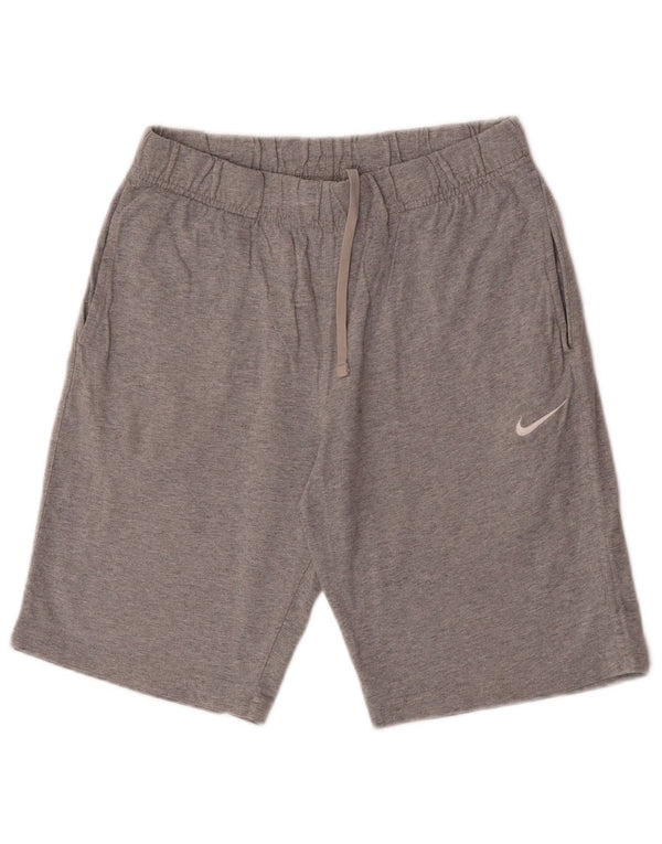 Pantalones cortos deportivos Nike para hombre gris medio