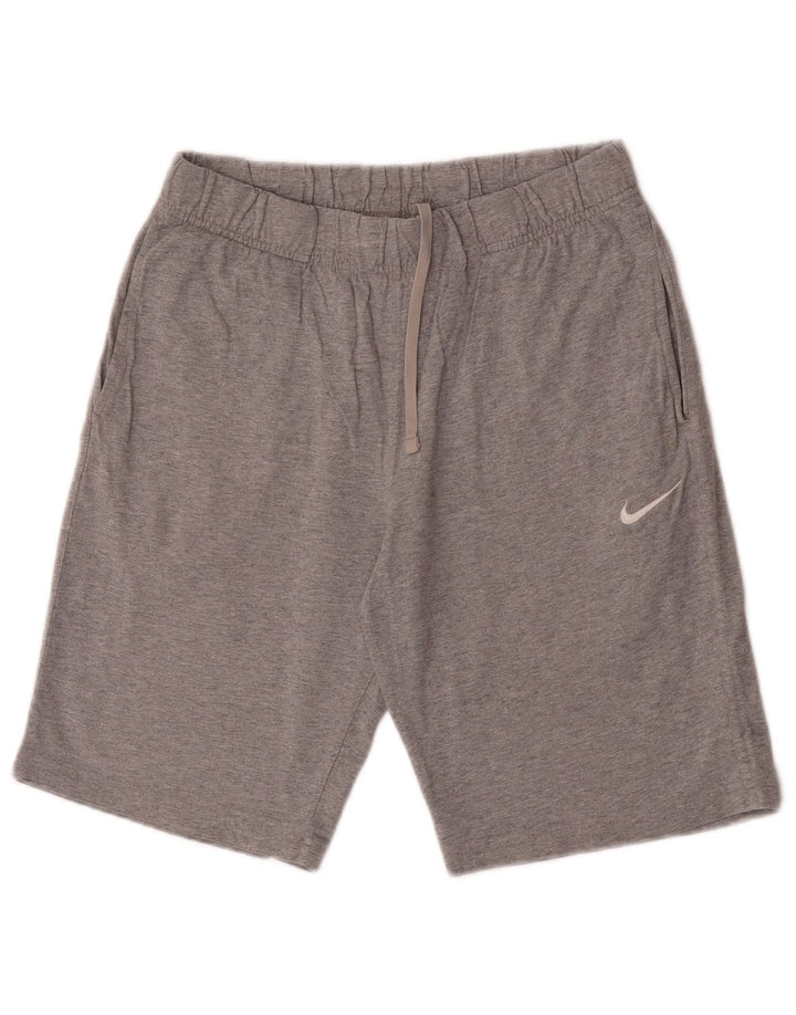 Pantalones cortos deportivos Nike para hombre gris medio