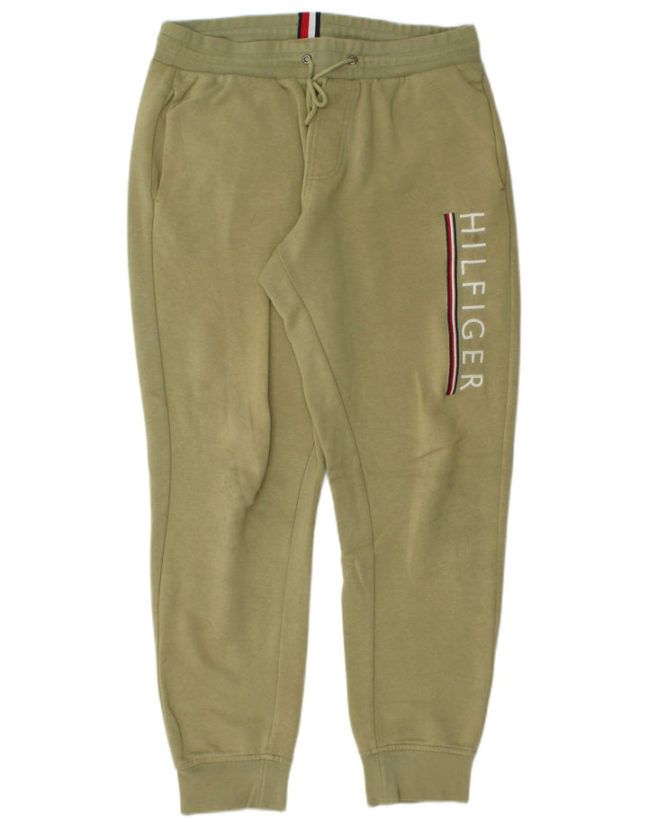TOMMY HILFIGER Pantalones de chándal con estampado gráfico Joggers Verde medio
