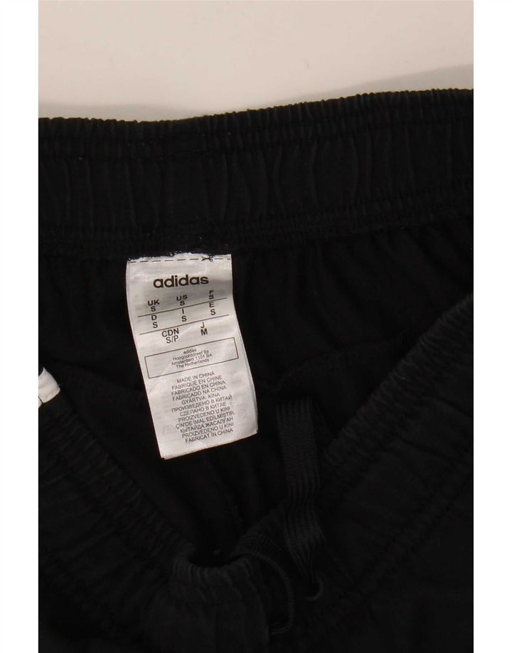 Adidas - Pantalón de chándal para hombre, talla pequeña, algodón negro
