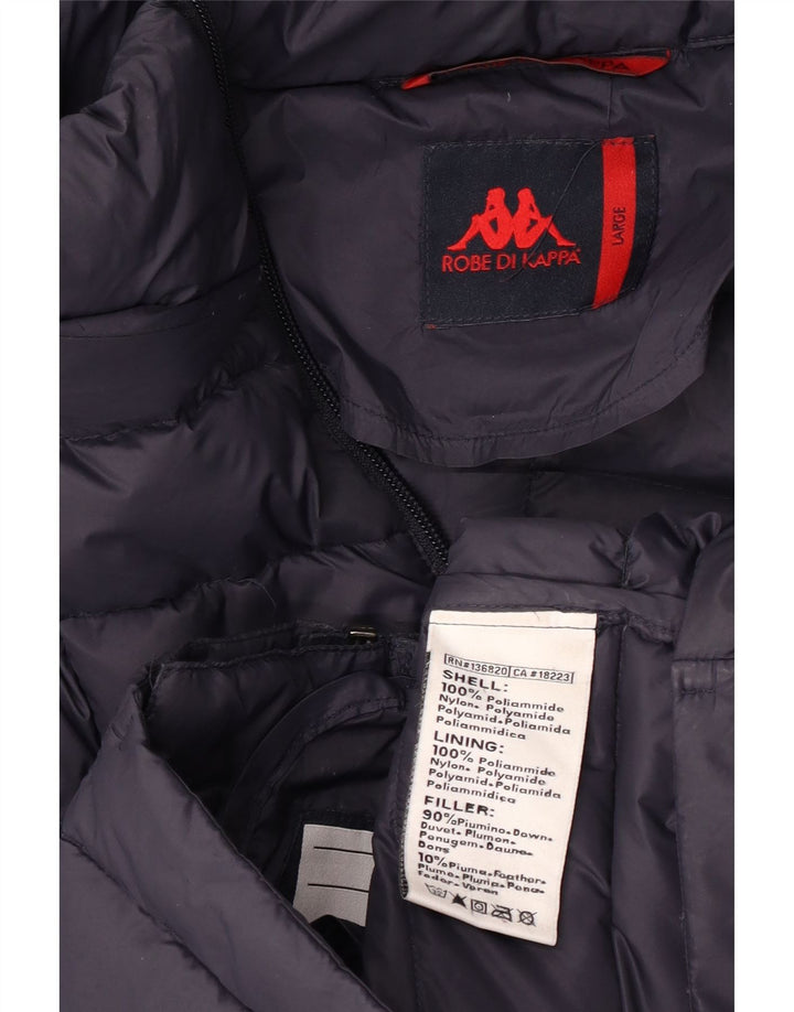Kappa Chaqueta acolchada para mujer UK 46 Large Azul marino Poliamida