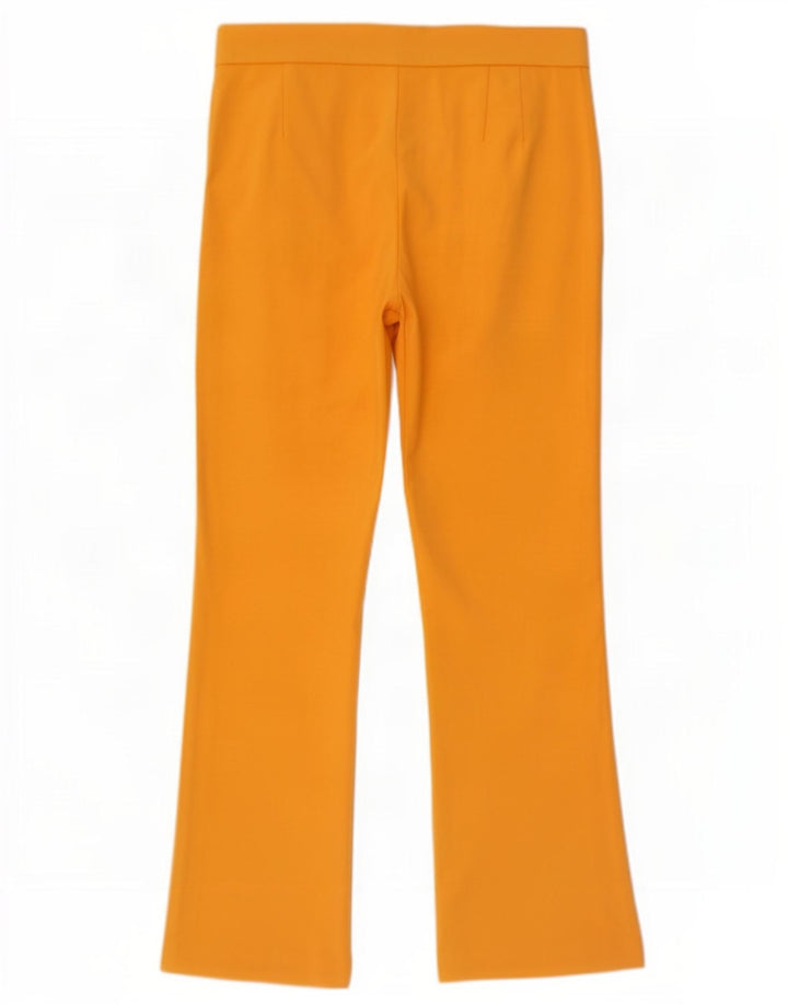 Zara Mujer Pantalones Casuales Bootcut Medianos W30 L26 Amarillo